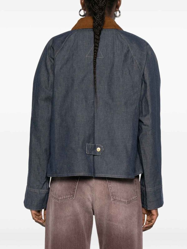 BARBOUR buy online Freckleton Jacket In Blue Denim