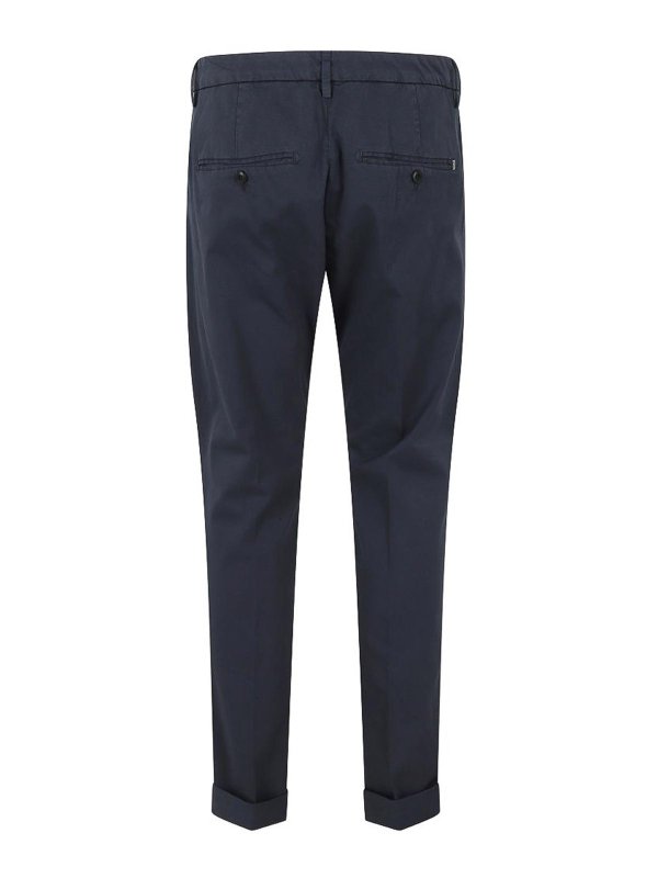 DONDUP: casual trousers online - Gaubert Chino Pants In Blue