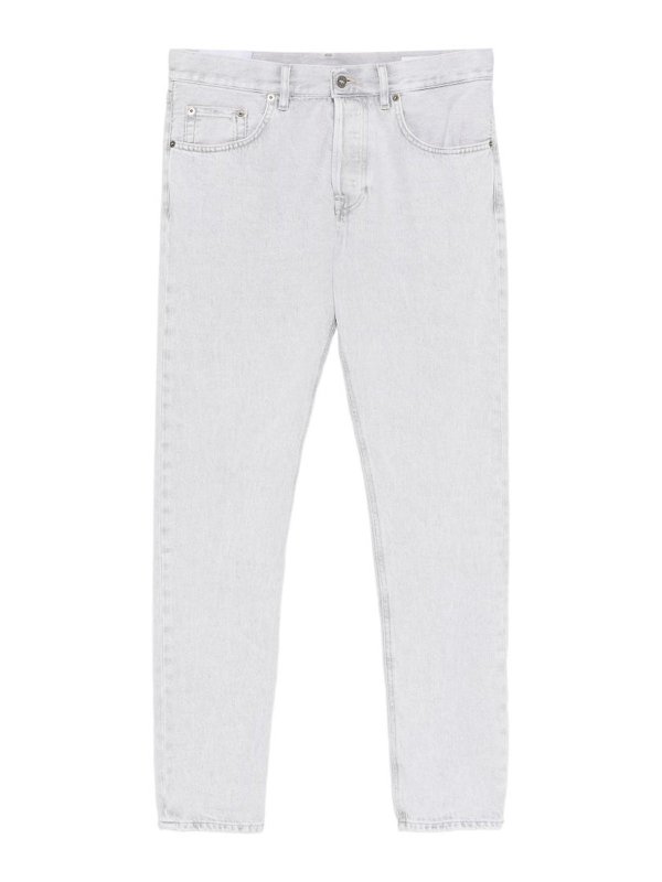 DONDUP: ストレートジーンズ - ストレートジーンズ - グレー