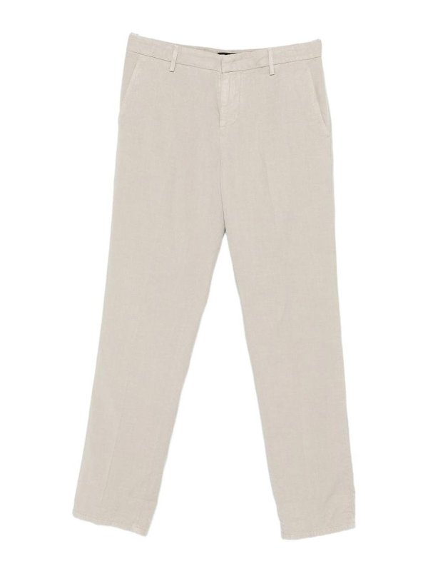 DONDUP: casual trousers - Gaubert Pants In Beige