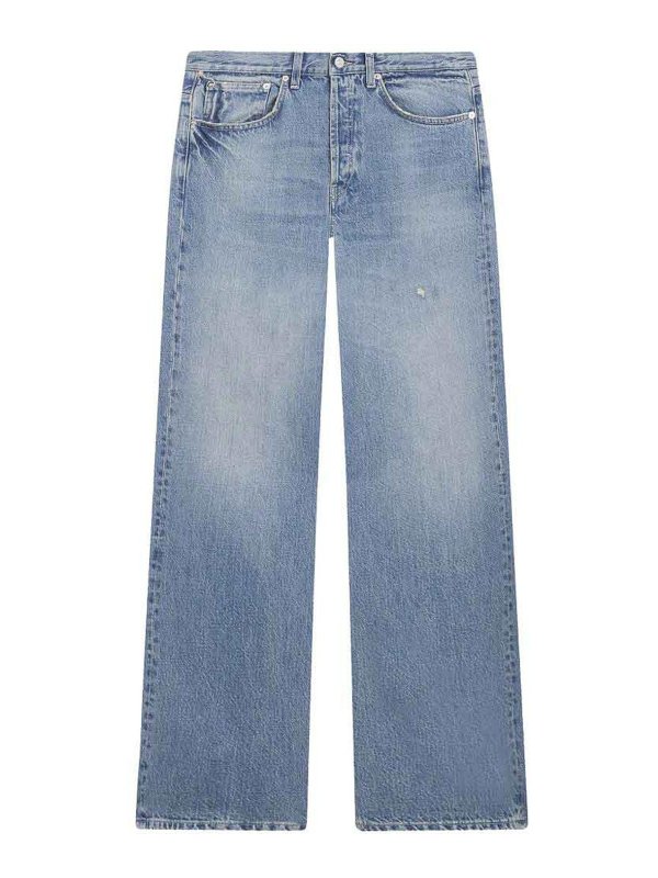 DONDUP: Jeans à jambe droite - Jean Droit - Bleu