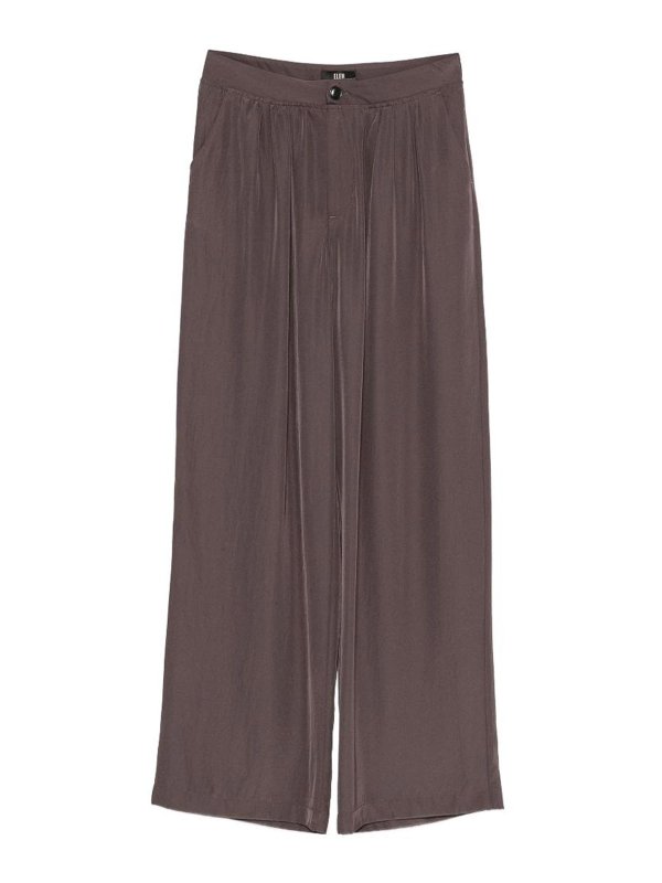 ELEH: カジュアルトラウザー - カジュアルパンツ - ブラウン