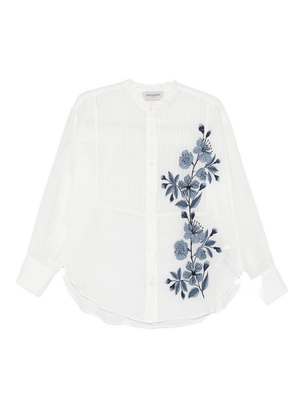 ERMANNO FIRENZE: Camisas - Camisa - Blanco