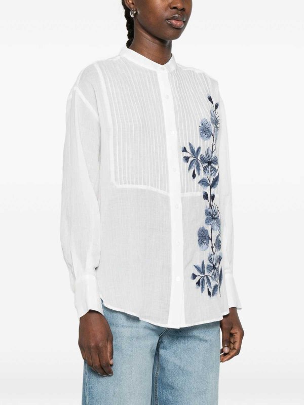 Camisa - Blanco shop online: ERMANNO FIRENZE