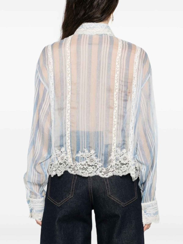 シャツ - ライトブルー Replica 
online: ERMANNO SCERVINO