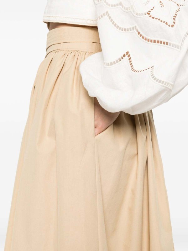 ERMANNO SCERVINO: Knielange und Midi Röcke online - Midirock - Beige