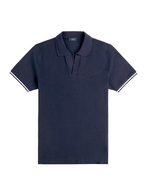 FAY: Polos  - Polo - Bleu