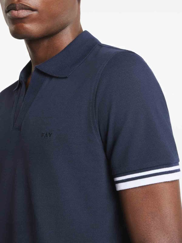 FAY: Polos  online - Polo - Bleu