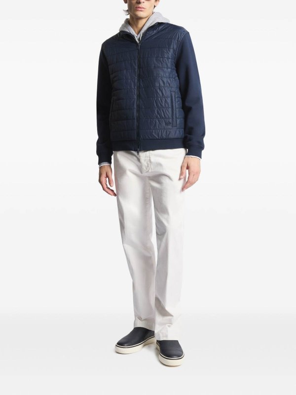 FAY buy online Quilted Jacket In Dark Blue