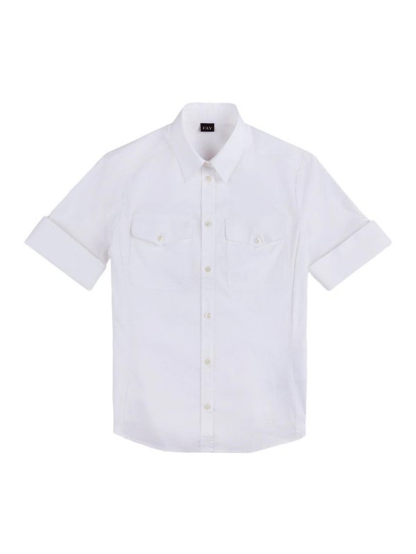 FAY: シャツ - シャツ - 白