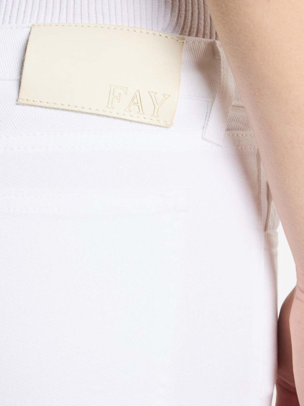 FAY: ブーツカットジーンズ online - ブーツカットジーンズ - 白