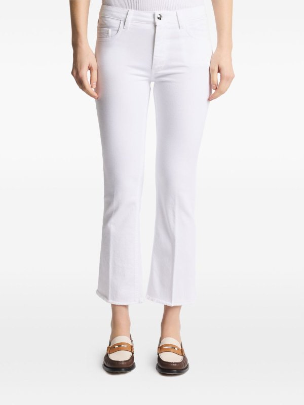 The Best Shops FAY: ブーツカットジーンズ - ブーツカットジーンズ - 白