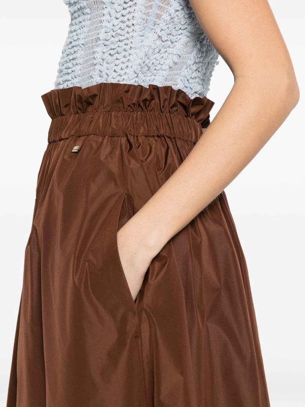 The Best Shops HERNO: ロングシャツ - ロングスカート - ブラウン