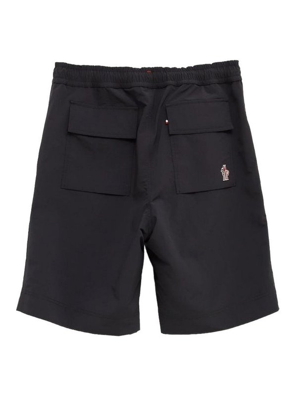 MONCLER: pantaloni shorts online - Pantaloncini neri