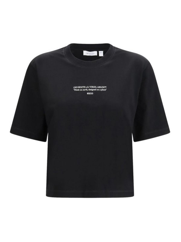 OFF-WHITE: T-shirts - T-Shirt - Weiß