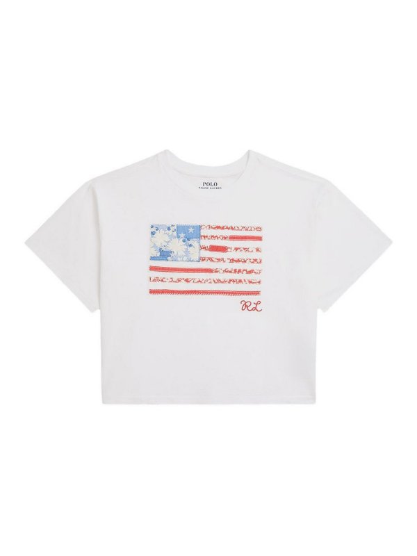 POLO RALPH LAUREN: t-shirts - T-Shirt With A Graphic Print On The Chest