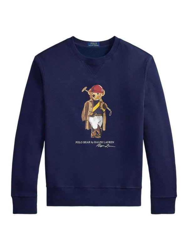 POLO RALPH LAUREN: スウェット＆セーター - スウェットシャツ/セーター - ブルー