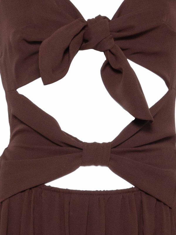 The Best Shops RAQUEL DINIZ: マキシドレス - マキシドレス - ブラウン