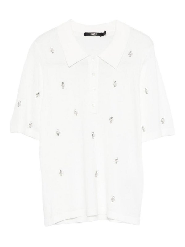 SEVENTY: polo - Polo Con Strass