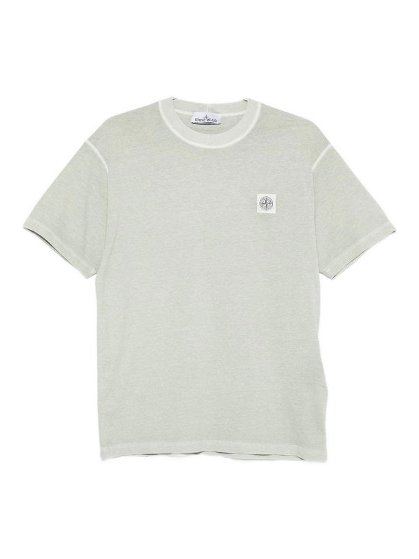 STONE ISLAND: T-shirts - T-Shirt - Vert
