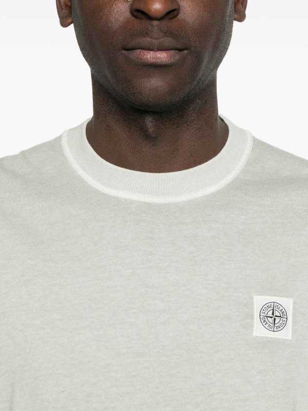 The Best Shops STONE ISLAND: T-shirts - T-Shirt - Vert