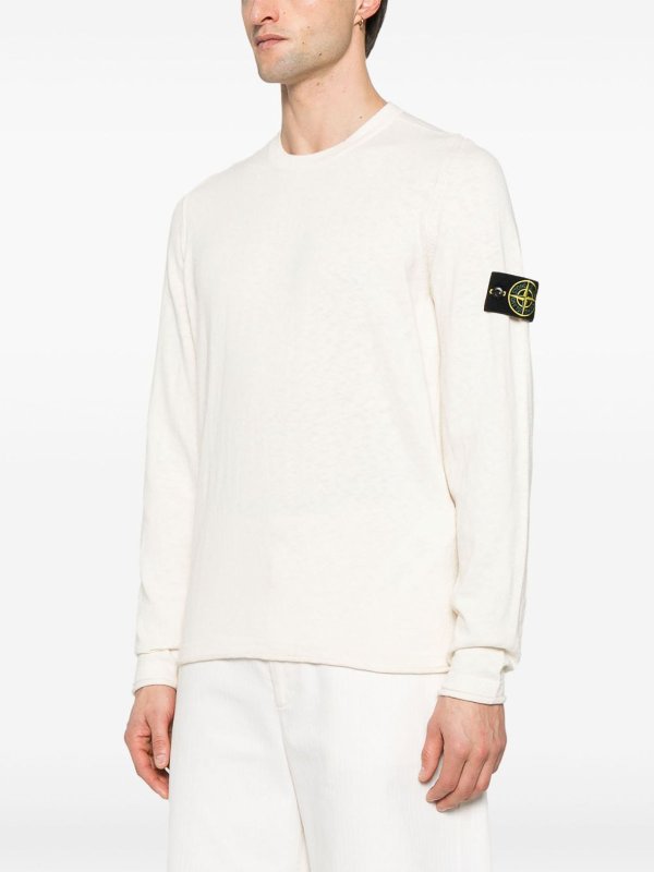 クルーネック - 白 Replica 
online: STONE ISLAND