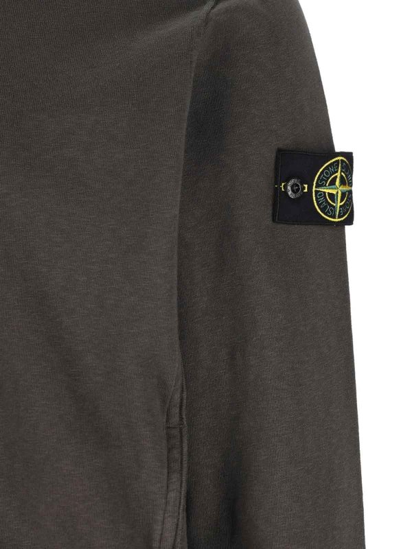 スウェットシャツ/セーター - グレー Replica 
online: STONE ISLAND