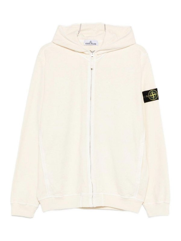 STONE ISLAND: スウェット＆セーター - スウェットシャツ/セーター - 白