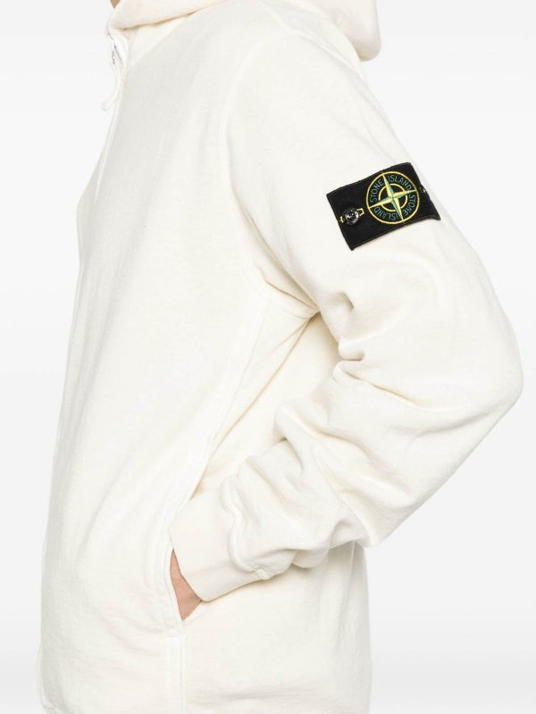 STONE ISLAND: スウェット＆セーター online - スウェットシャツ/セーター - 白