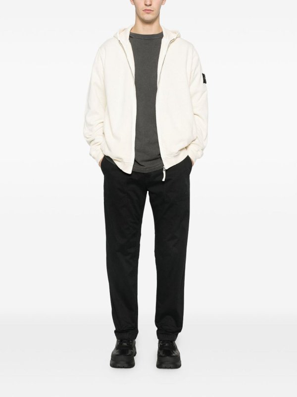 スウェットシャツ/セーター - 白 Replica 
online: STONE ISLAND