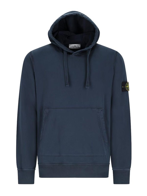 STONE ISLAND: スウェット＆セーター - スウェットシャツ/セーター - ブルー