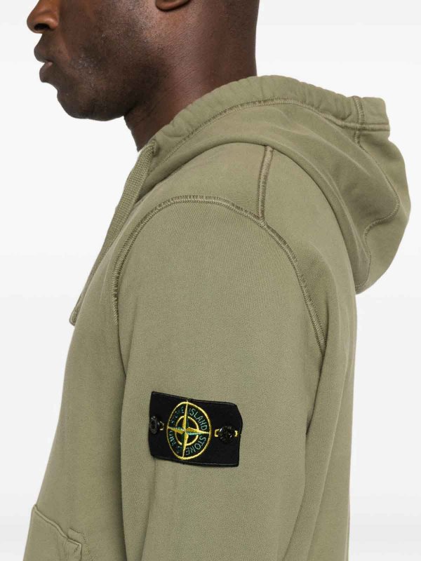 スウェットシャツ/セーター - 緑 shop online: STONE ISLAND