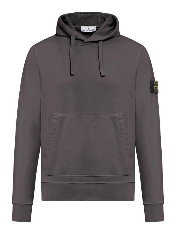 STONE ISLAND: スウェット＆セーター - スウェットシャツ/セーター - グレー
