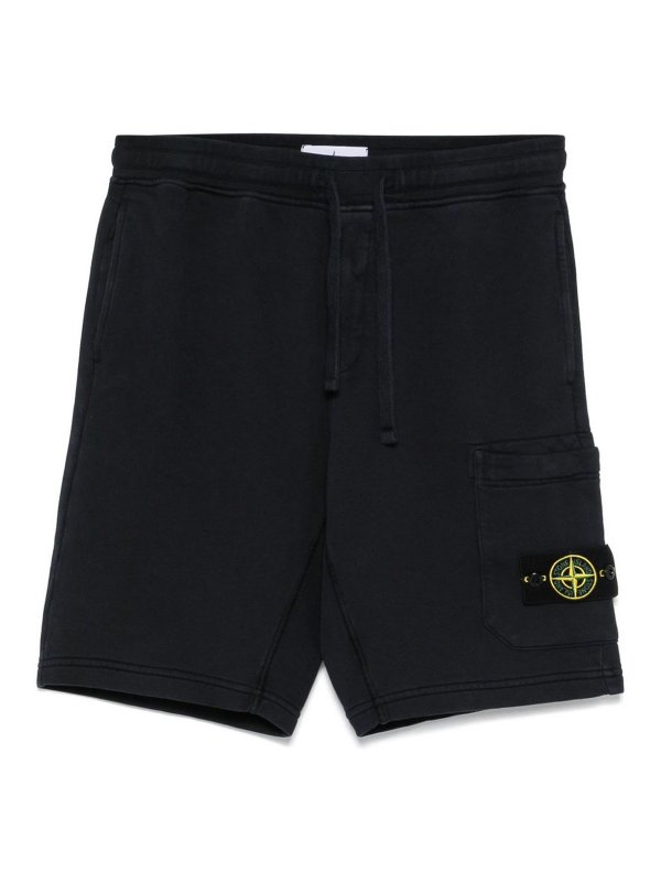 STONE ISLAND: Shorts - Short - Bleu