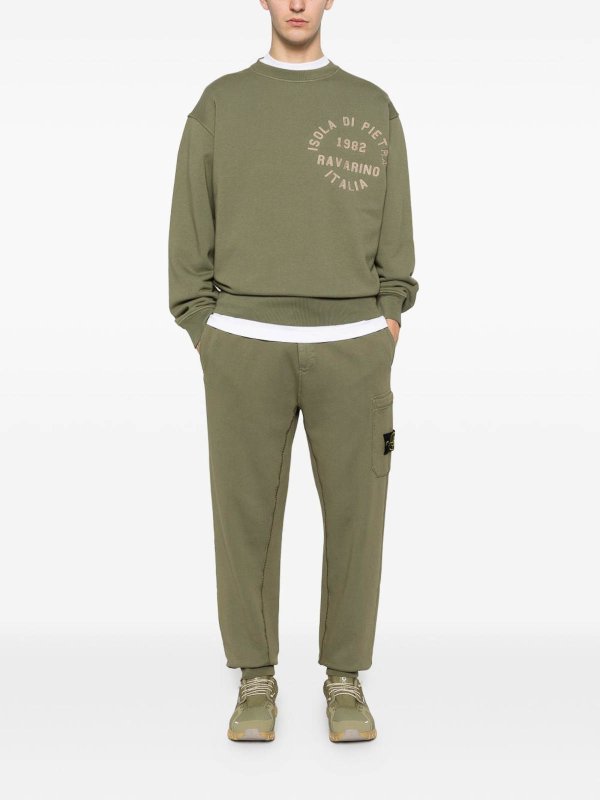 STONE ISLAND buy online カジュアルパンツ - 緑