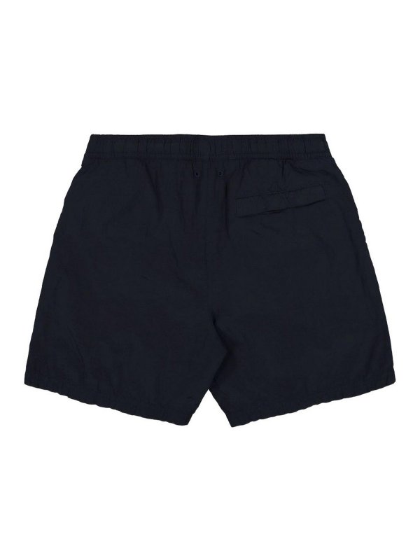 STONE ISLAND: one-piece online - Blue Swimsuit With Logo Patch