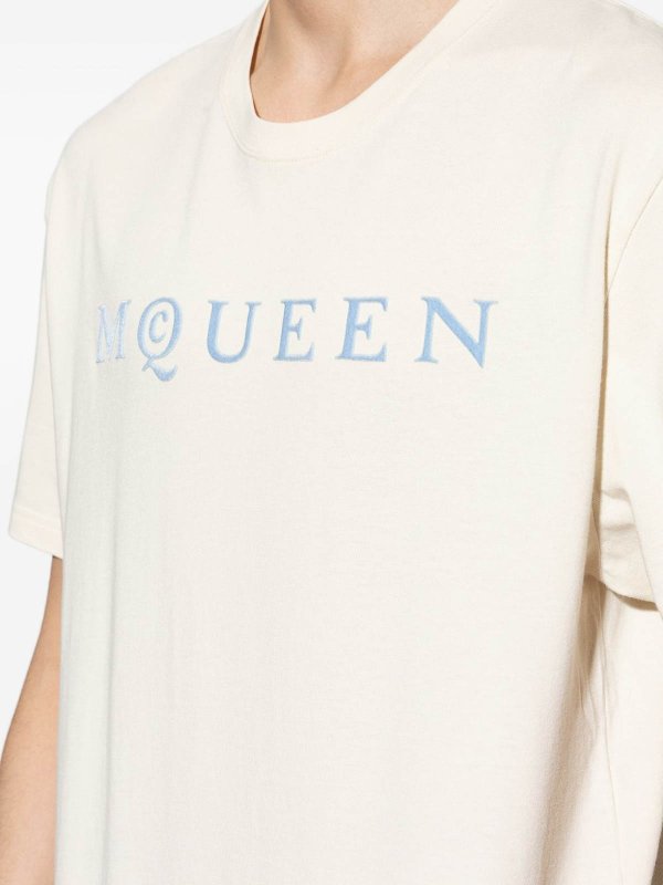ALEXANDER MCQUEEN: T-shirts online - T-Shirt - Blanc