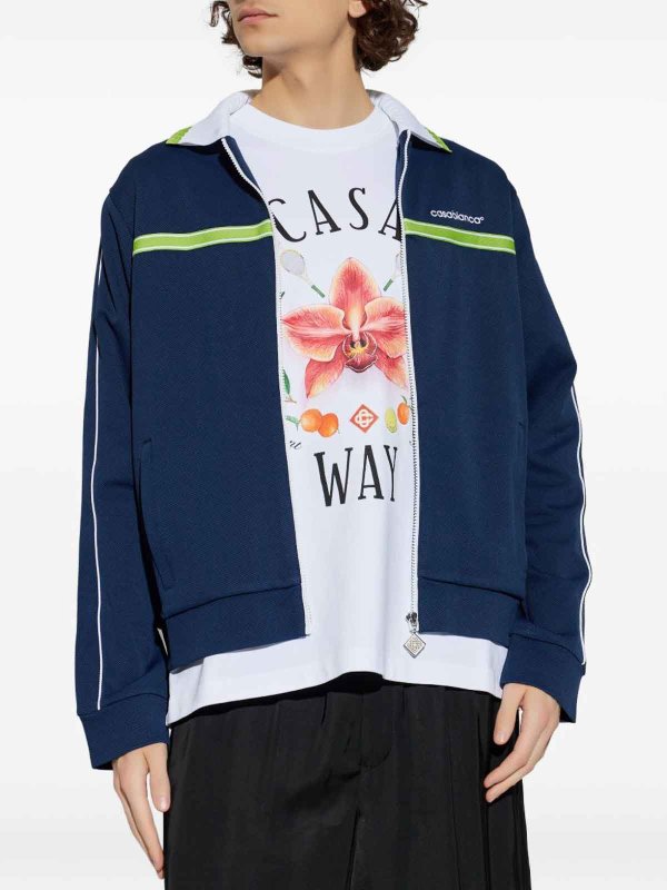 The Best Shops CASABLANCA: スウェット＆セーター - スウェットシャツ/セーター - ブルー