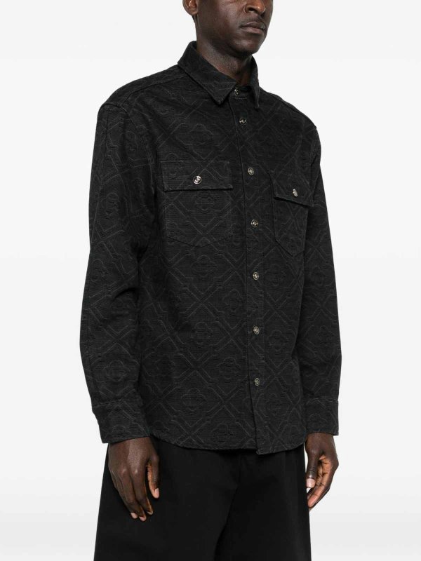 シャツ - 黒 shop online: CASABLANCA