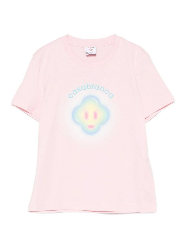 CASABLANCA: T-shirts - T-Shirt - Couleur Chair