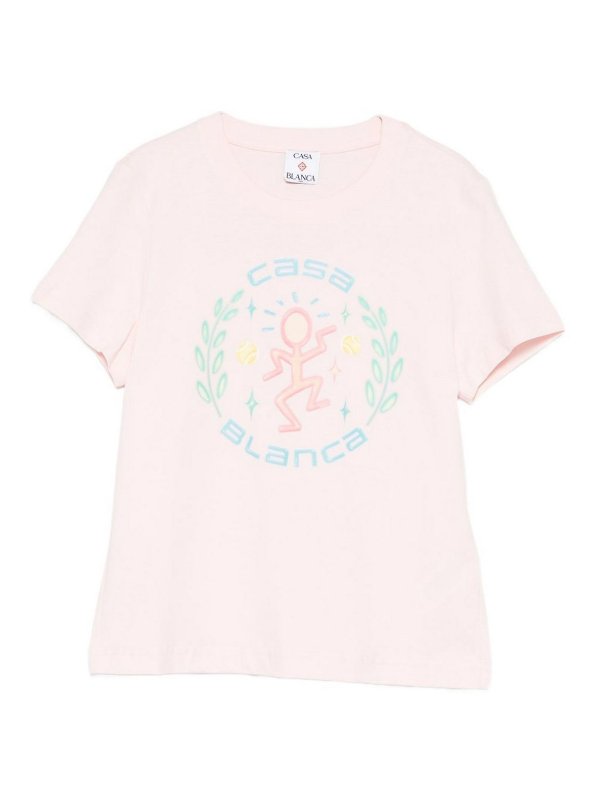 CASABLANCA: T-shirts - T-Shirt - Nude