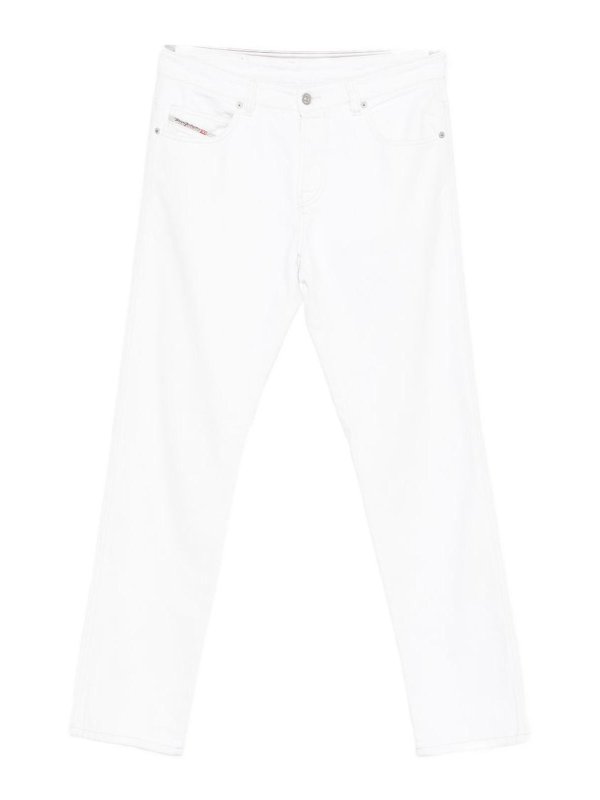 DIESEL: ストレートジーンズ - ストレートジーンズ - 白