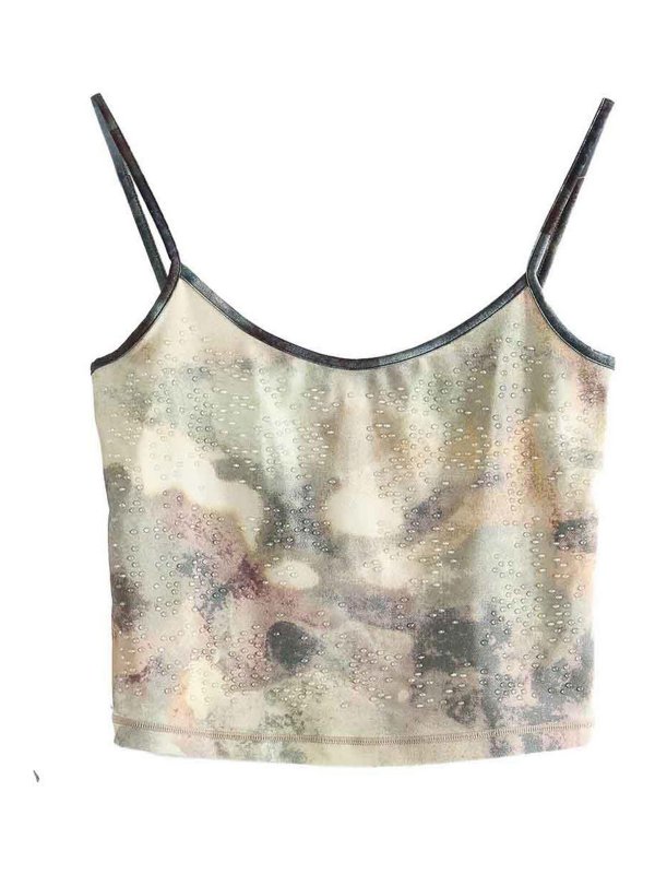DIESEL: Tops & Débardeurs - Top - Multicolore