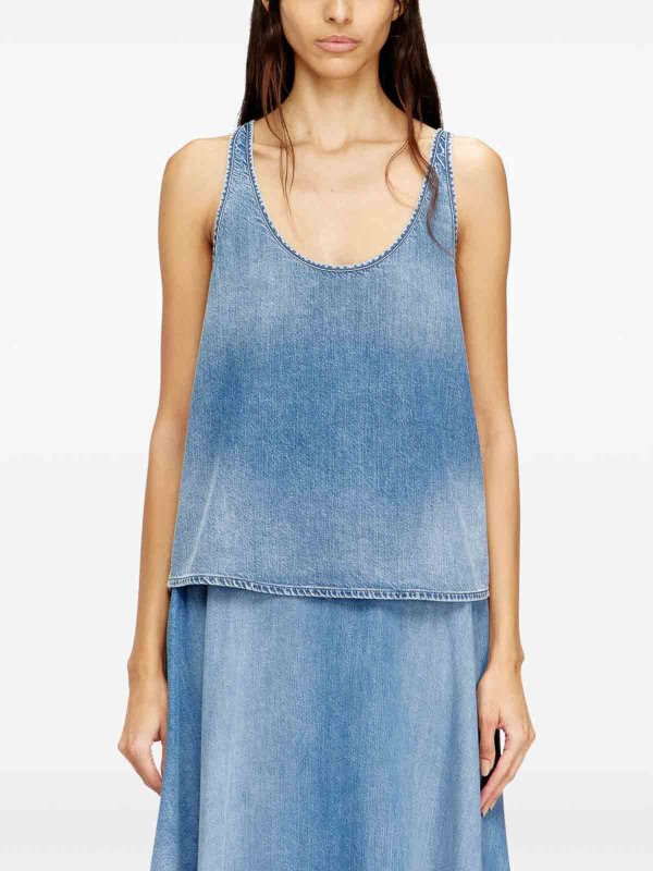 The Best Shops DIESEL: Tops und Tank Tops - Top - Blau