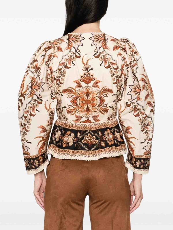 FARM RIO buy online ブラウス - ベージュ