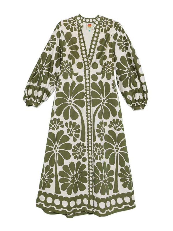 FARM RIO: Maxi robe - Maxi Robe - Vert