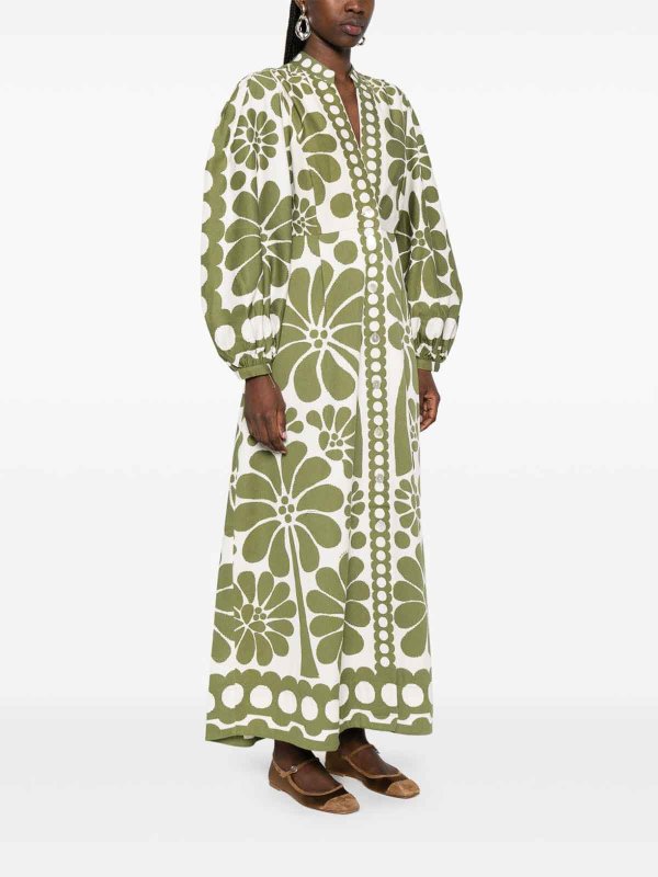 FARM RIO buy online Maxi Robe - Vert