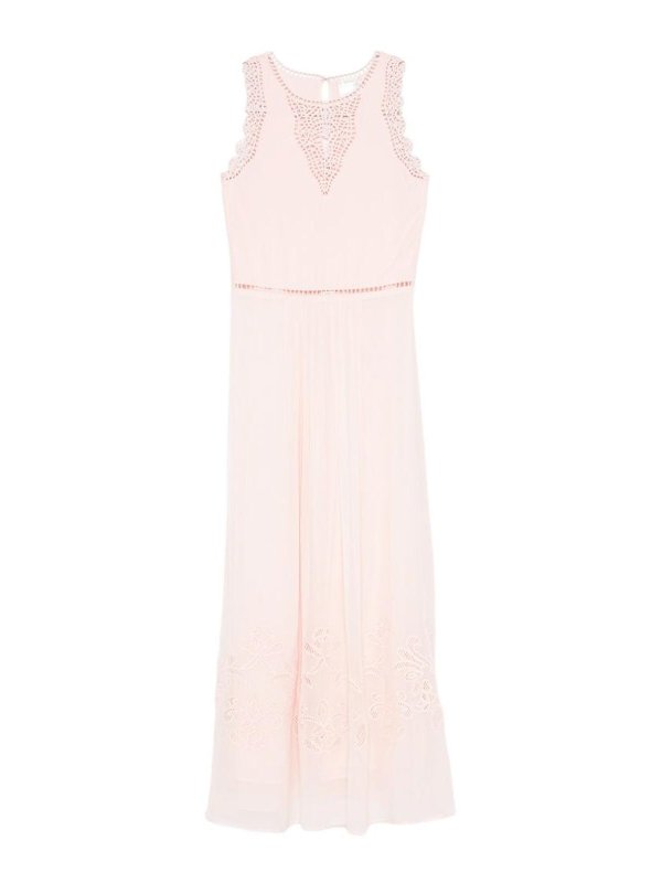 FORTE FORTE: ニーレングスドレス - 膝丈ドレス - ヌードカラー