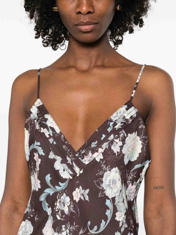 トップ/タンクトップ - ブラウン Replica 
online: FORTE FORTE