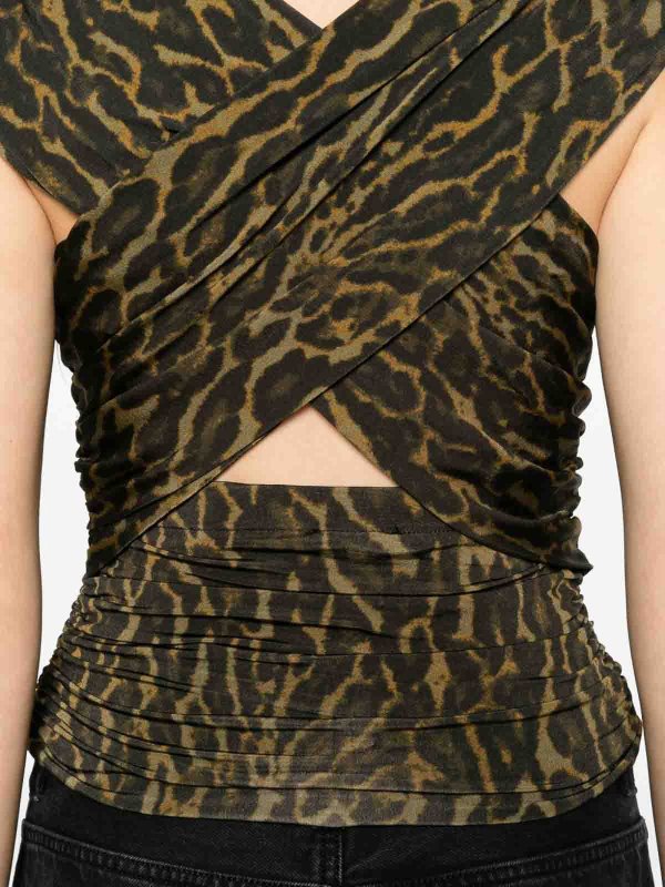 The Best Shops GANNI: Tops & Débardeurs - Top - Marron Clair